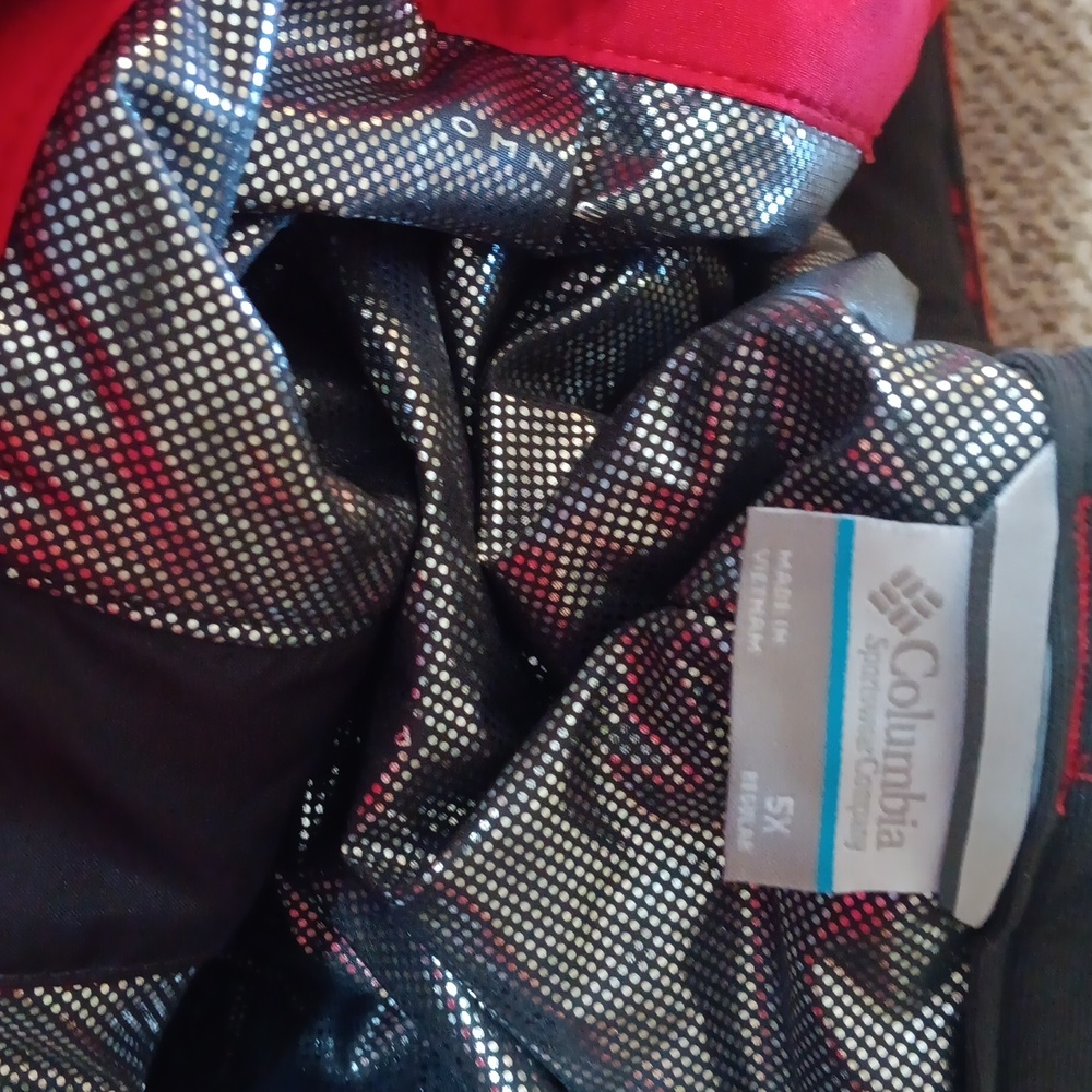 COPY - Columbia Men’s Omni-Tech Ski Snow Pants Omni-tech Red Waterproof  Sz 5x …